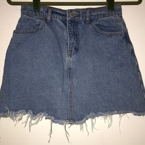 brandy melville denim skirt